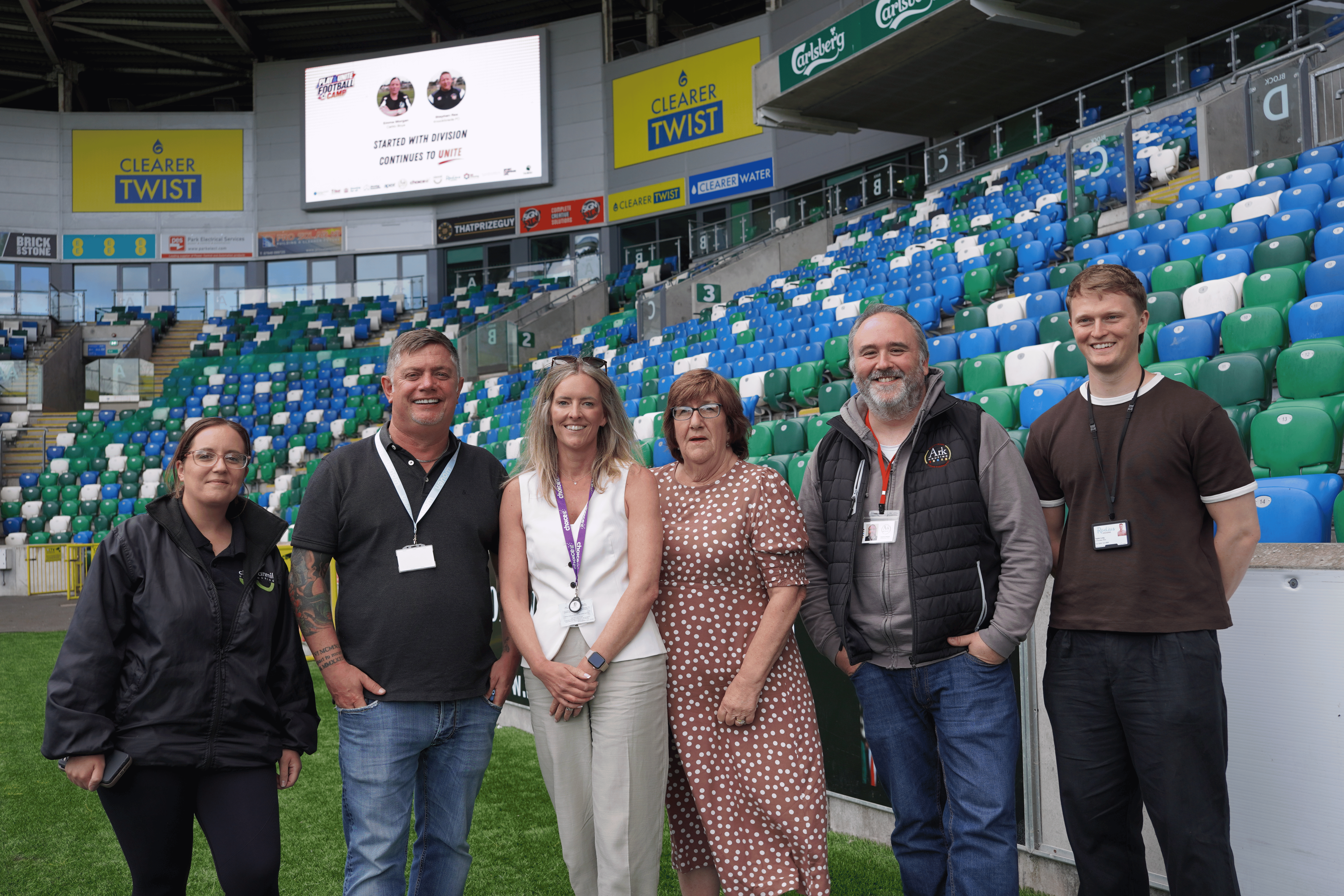 Lauren Hamidi Craig, Clanmil; Philip Whyte, Woven; Tammy Rountree, Choice; Sharon Hunt, Apex; Stephen Harland, Ark; Taylor Long, Radius.