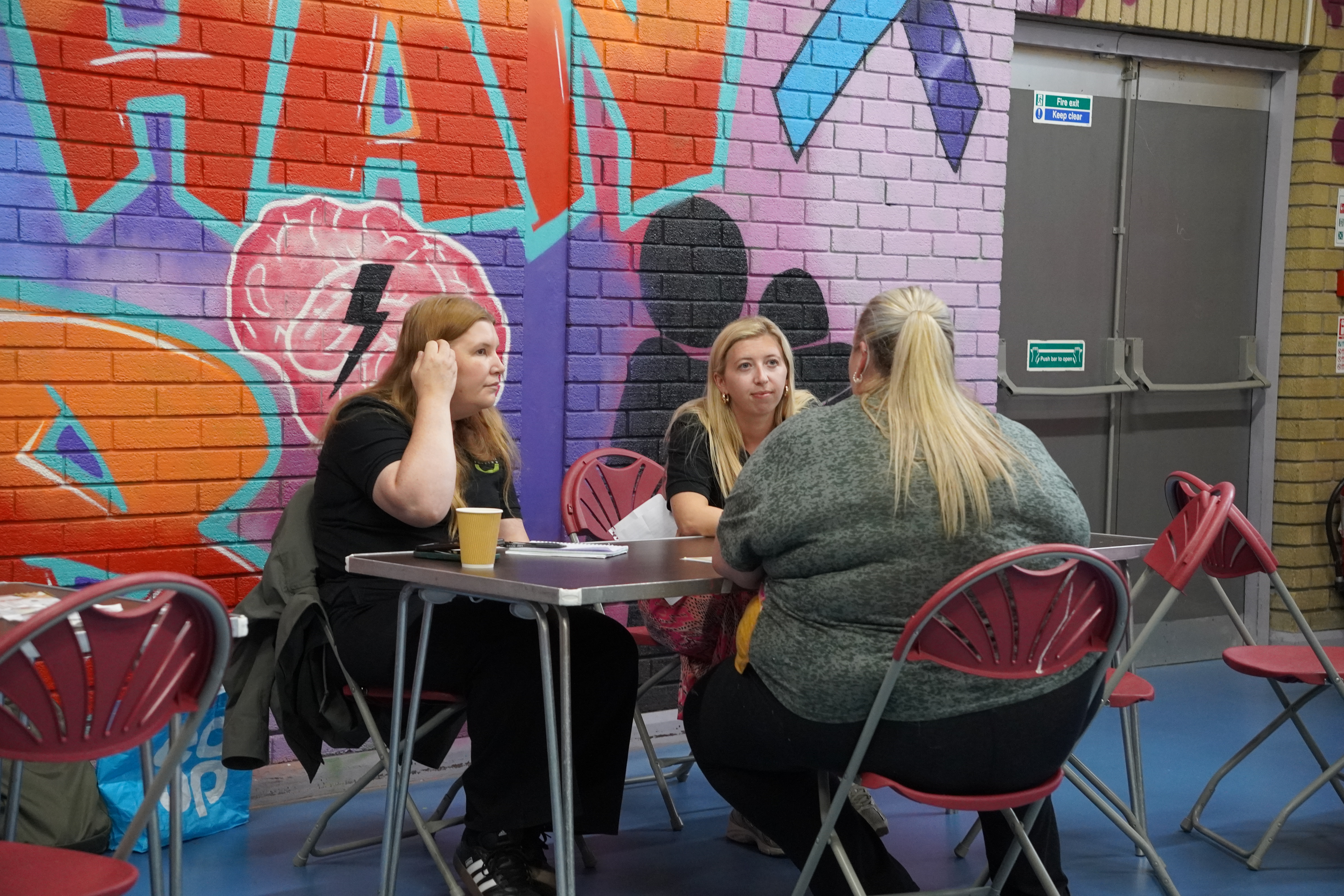 Clanmil Staff speaking to customer