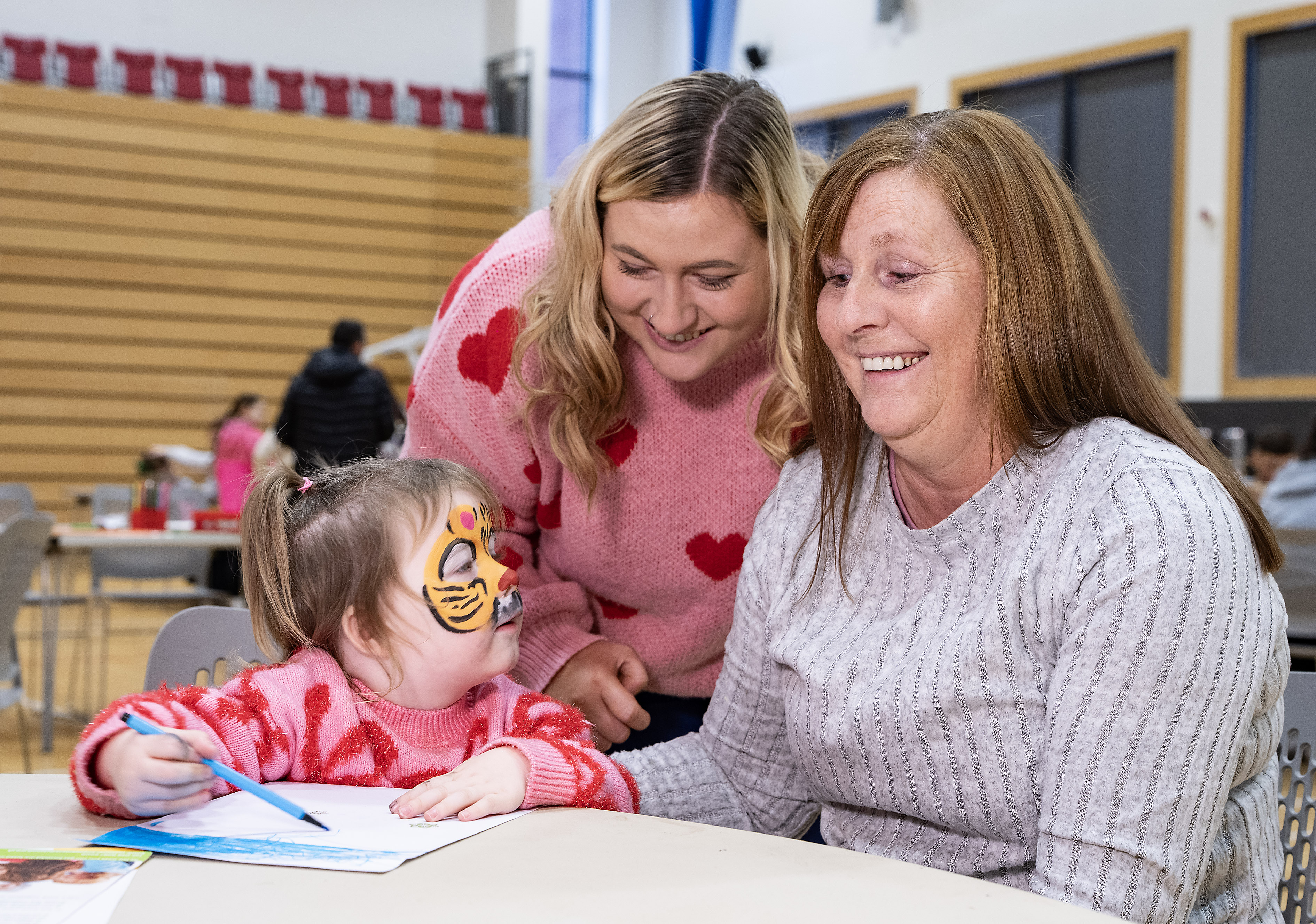 hania Dunbar her daughter Ariella and mother, Margaret Dunbar