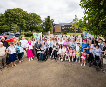 Some of the winners and participants in Clanmil in Bloom